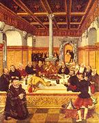 Lucas Cranach the Younger Last Supper oil painting reproduction